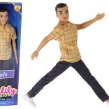 Panenka chlapec PAULO v kostkované košili