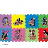 Pěnový koberec KRTEČEK 29 × 29 cm