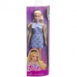 barbie modelka s modrou mašlí