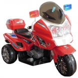 Dětský elektrický motocykl červený