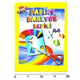 Barevné lepící papíry A4, 10 listů